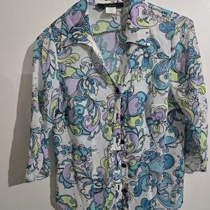 G. Lance Colorful Floral Men's Shirt